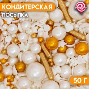 Кондитерская посыпка «Попкорн с карамелью», 50 г