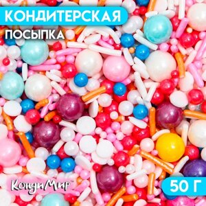 Кондитерская посыпка "Радужный восторг", 50 г