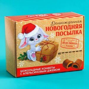 Конфеты шоколадные в коробке «Новогодняя посылка», 150 г