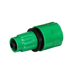 Коннектор для чудо-шланга, 10 мм, быстросъёмное соединение, рр-пластик, Greengo