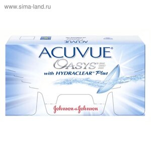 Контактные линзы Acuvue Oasys, 5,25/8,4, в наборе 6шт