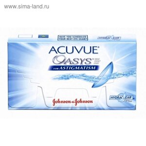 Контактные линзы Acuvue Oasys for Astigmatism,1.25/8,6/0.75/170, в наборе 6шт