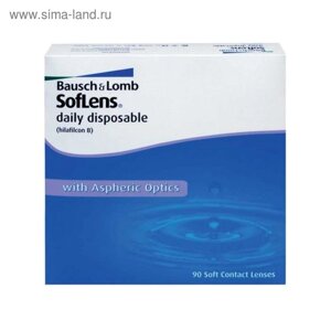 Контактные линзы - Soflens Daily Disposable, 0,25/8,6, в наборе 90шт