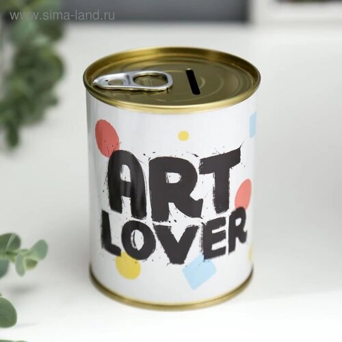 Копилка-банка металл "art lover"