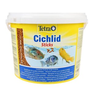 Корм TetraCichlid Sticks для рыб, гранулы, 10 л. 2,9 кг