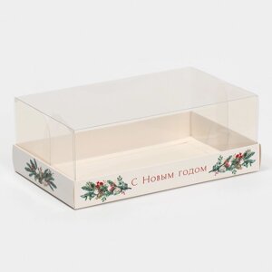 Коробка для десерта «Веточки», 22 х 8 х 13,5 см