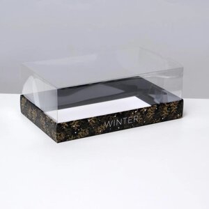 Коробка для десерта Winter, 8 х 22 х 13,5 см