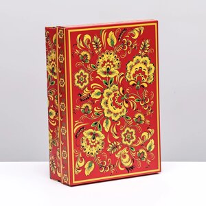 Коробка картонная без окна «Роспись», 21157 см