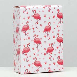 Коробка складная «Фламинго», 16 23 7,5 см