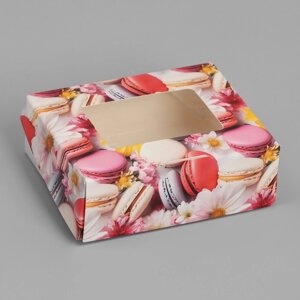Коробки под конфеты сырники, кондитерская упаковка «Сладости», 10 х 8 х 3.5 см