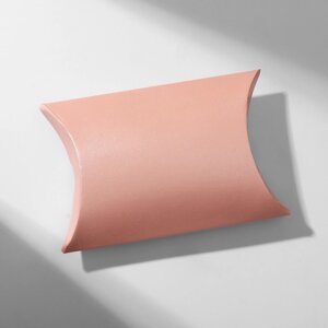 Коробочка подарочная «Свёрток» 159, цвет розовый