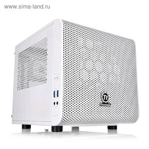 Корпус Thermaltake Core V1 Snow, без БП, miniITX, Desktop, белый