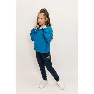 Костюм спортивный для девочек Isee, рост 158-164 см, цвет бирюзовый, синий