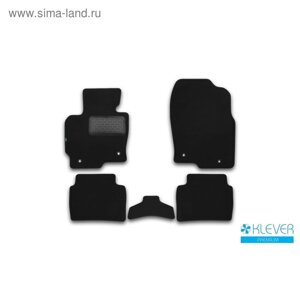 Коврики в салон Klever Premium MAZDA CX5 АКПП 2011-2016, внед., 5 шт. (текстиль)