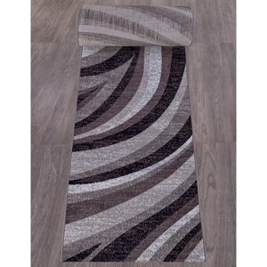 Ковровая дорожка Merinos Silver, размер 100x3000 см, цвет gray-purple