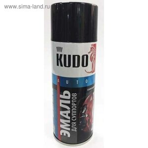 Краска для суппортов KUDO черная, 520 мл, аэрозоль KU-5214