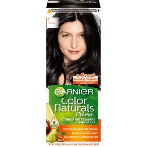 Краска для волос Color Naturals, 1 чёрный