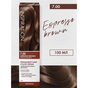 Краска для волос Concept Fusion Inspiration, тон 7.00 эспрессо коричневый, 100 мл