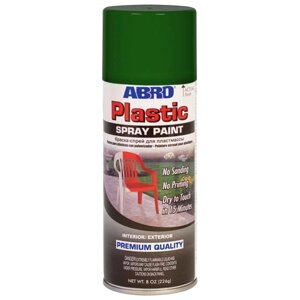 Краска-спрей для пластика охотничий зеленый ABRO, 466 г