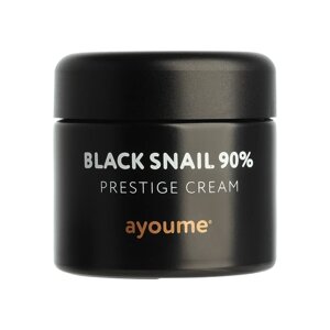 Крем для лица Ayoume Black Snail 90% Prestige Cream, с муцином чёрной улитки, 70 мл