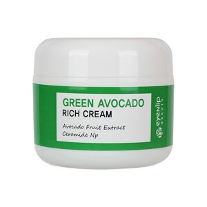 Крем для лица Eyenlip Green Avocado Rich Cream, питательный, с маслом авокадо, 50 мл