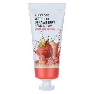 Крем для рук с экстрактом клубники lebelage waterful strawberry 100 мл