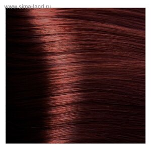 Крем-краска для волос Kapous с гиалуроновой кислотой, 6.66 Тёмный блондин, красный интенсивный, 100 мл