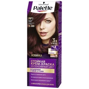 Крем-краска для волос Palette, тон RF3, красный гранат