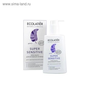 Крем-мыло для интимной гигиены Ecolatier Super Sensitive, для чувствительной кожи, 250 мл