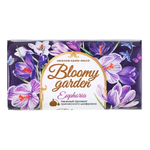 Крем-мыло твердое Bloomy garden "Euphoria", 90 г