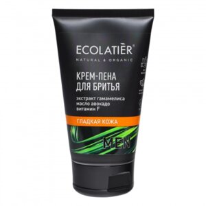 Крем-пена для бритья мужская Ecolatier Men «Гладкая кожа», 150 мл