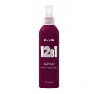 Крем-спрей для волос Ollin Professional, 12 в 1, несмываемый, 250 мл