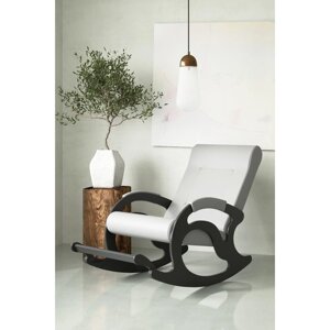 Кресло-качалка «Тироль», 1320 640 900 мм, экокожа, цвет крем