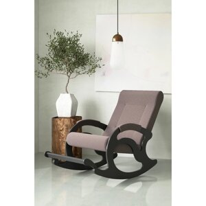 Кресло-качалка «Тироль», 1320 640 900 мм, ткань, цвет кофе с молоком