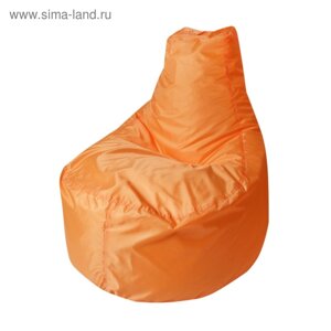Кресло-мешок "Банан", d90/h100, цвет оранжевый