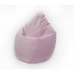Кресло-мешок «Груша большая», размер 135x90 см, цвет розовый, велюр