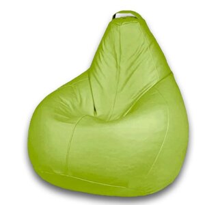Кресло-мешок «Груша» Позитив Кольт, размер XXXL, диаметр 110 см, высота 145 см, искусственная кожа, цвет зелёный