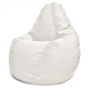 Кресло-мешок «Груша» Позитив Luma, размер XXL, диаметр 105 см, высота 130 см, велюр, цвет серый