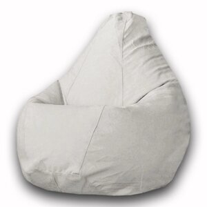 Кресло-мешок «Груша» Позитив Modus, размер XL, диаметр 95 см, высота 125 см, велюр, цвет серый