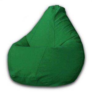 Кресло-мешок «Груша» Позитив Modus, размер XL, диаметр 95 см, высота 125 см, велюр, цвет зелёный