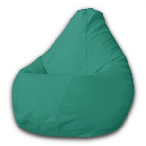 Кресло-мешок «Груша» Позитив Modus, размер XXL, диаметр 105 см, высота 130 см, велюр, цвет зелёный