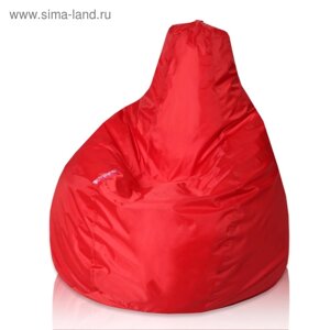Кресло-мешок "Капля", М, d100/h140, цвет красный