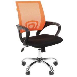 Кресло офисное "Chairman" 696 TW хром, оранжевое