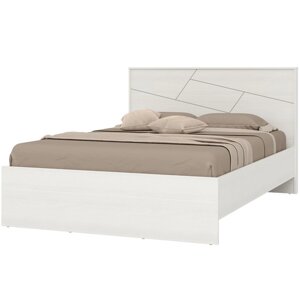 Кровать «Аделина», 14002000 мм, встроенное основание, цвет рамух белый