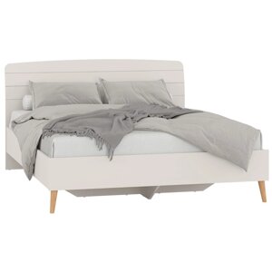 Кровать «Афина», 16002000 мм, встроенное основание, цвет кашемир серый