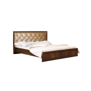 Кровать двойная с ПМ «Габриэлла», 140 200 см, цвет дуб кальяри / дуб коньяк