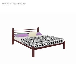 Кровать «Милана Люкс», 12002000 мм, металл, цвет коричневый