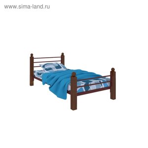 Кровать «Милана Мини Люкс Плюс», 9001900 мм, металл, цвет коричневый