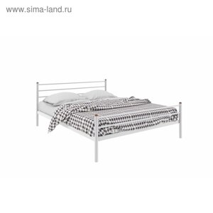 Кровать «Милана Плюс», 14002000 мм, металл, цвет белый