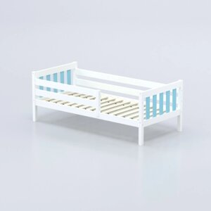 Кровать «Савушка-07», 1-ярусная, цвет голубой, 90х200 см